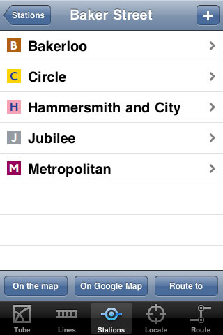 London Tube App